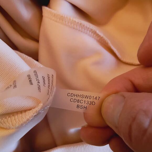 Calvin Klein Flutter Sleeve Dress Women's Size 2 Light Pink Knee Length Lined - Picture 9 of 14